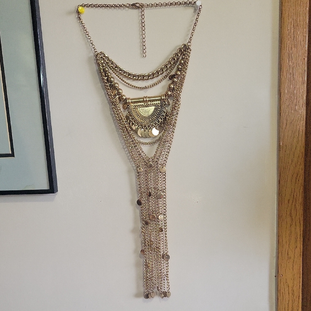 Runway Show Stopper Layered Chain Necklace